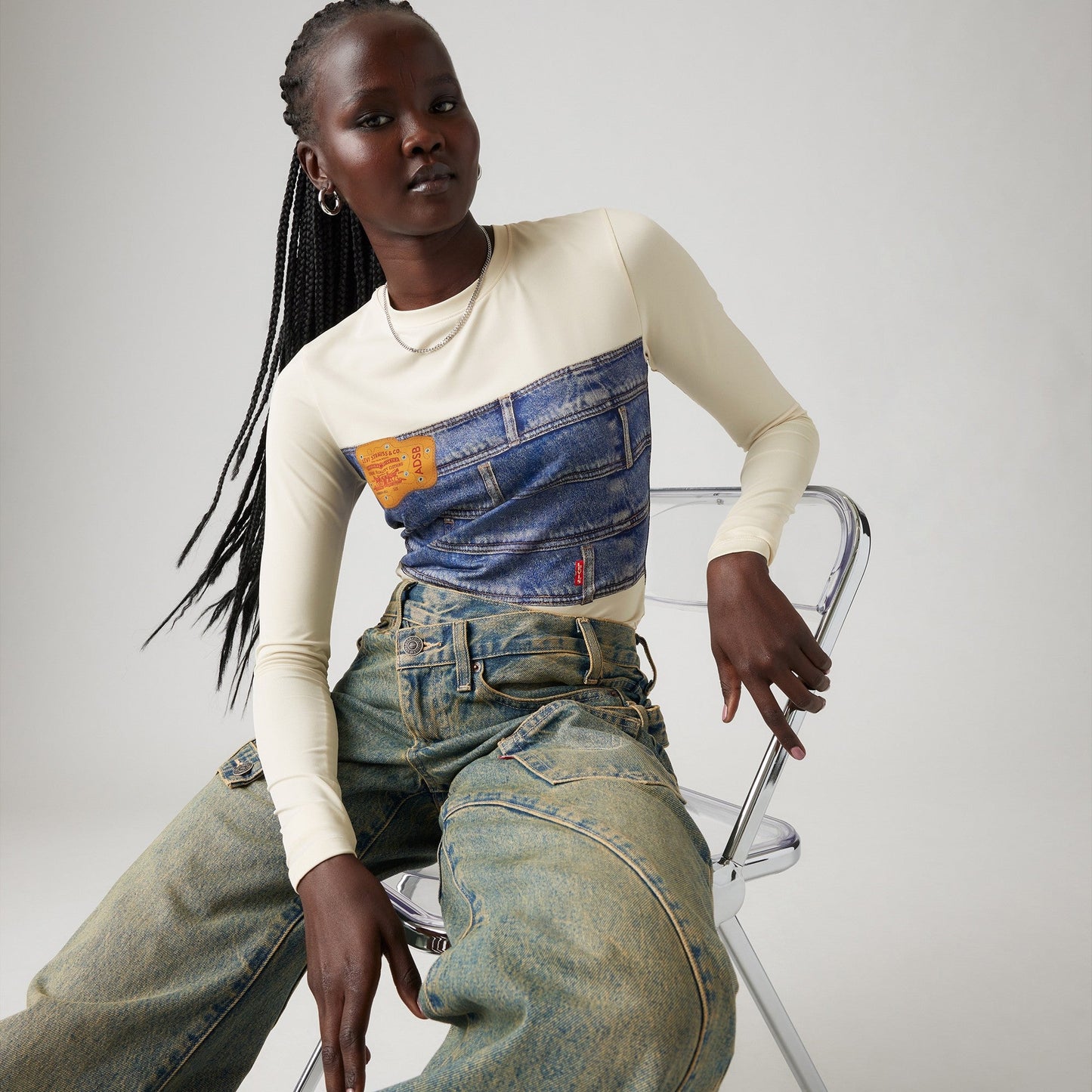 Levi’s® X ADSB ANDERSSON BELL 세컨드 스킨 탑