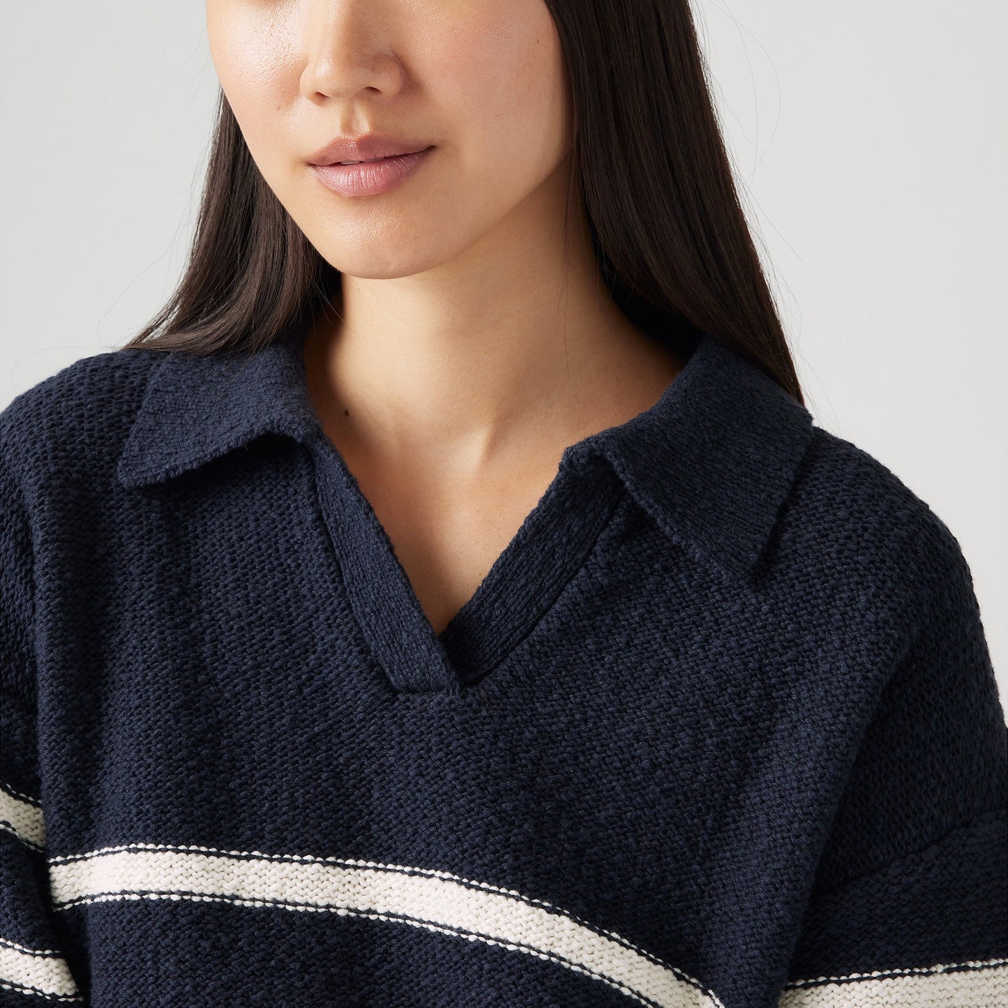 새틀라이트 폴로 스웨터