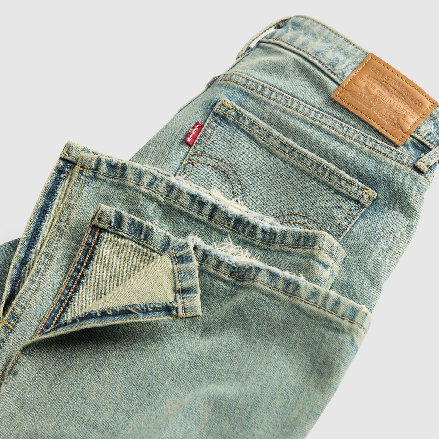 로우 슬림 부츠 진