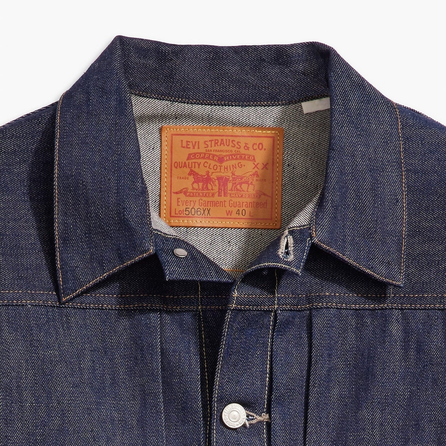 LVC 1936 타입 I 자켓_ORGANIC RIGID