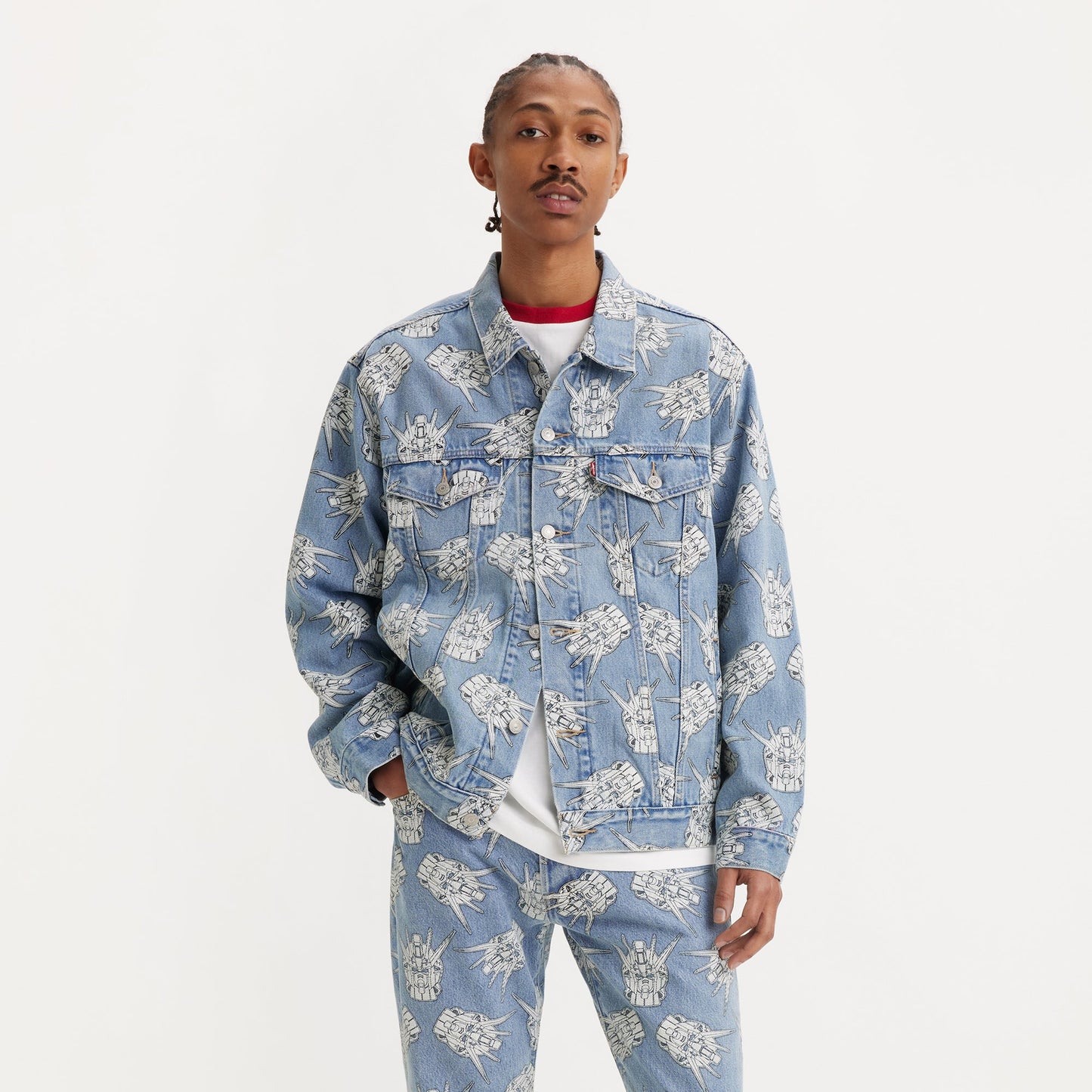 LEVI'S® X GUNDAM SEED 릴렉스 트러커 자켓