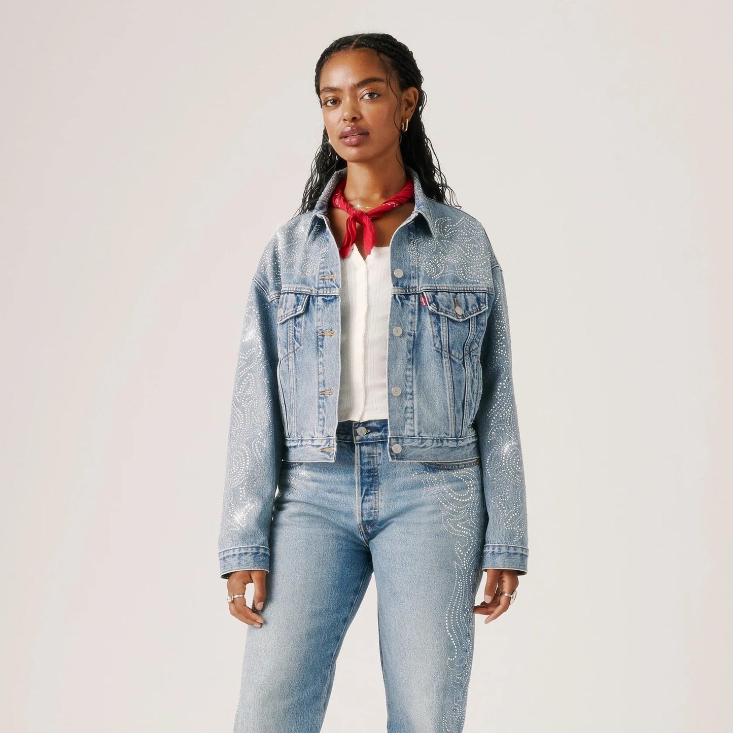 BEYONCÉ X LEVI’S® 슈렁큰 '90s 트러커 자켓