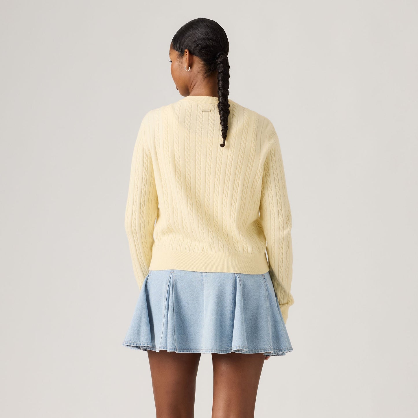 슈퍼소프트 크루넥 가디건