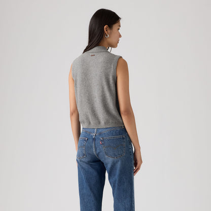 슈퍼소프트 미니 러플 베스트 탑