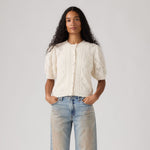 Levi's® Women's Pauline Pointelle Short-Sleeve Cardigan