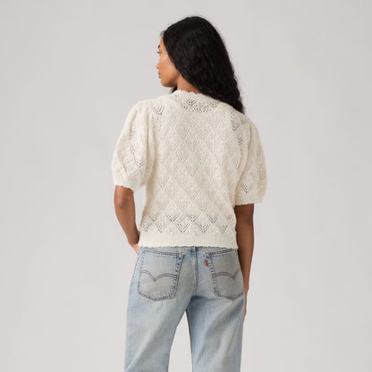 Levi's® Women's Pauline Pointelle Short-Sleeve Cardigan