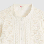 Levi's® Women's Pauline Pointelle Short-Sleeve Cardigan