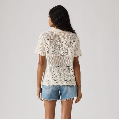 Levi's® Women's Susanna Floral Crochet Shirt