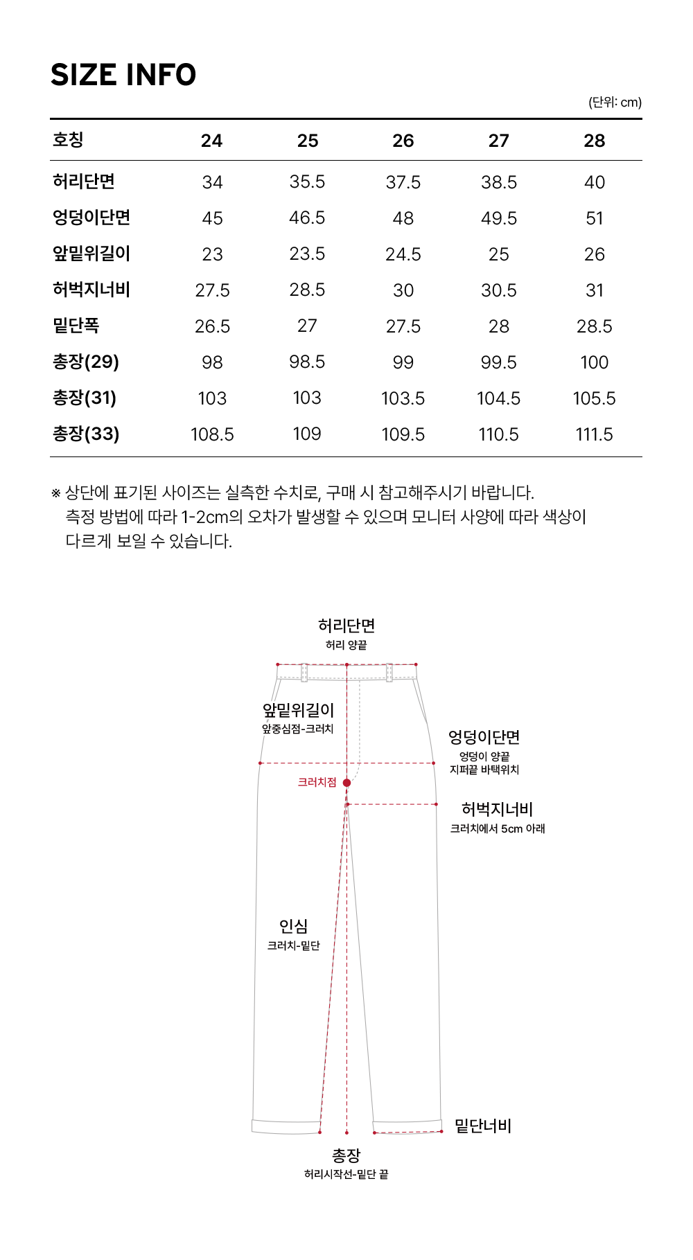 Size guide