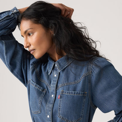 저니 롱슬리브 맥시 드레스