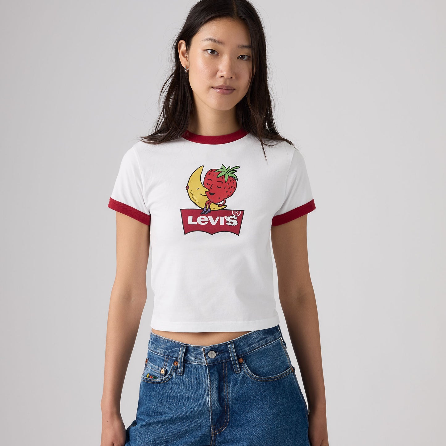 Levi's® x Sky High Farm Goods 베이비 링거 티