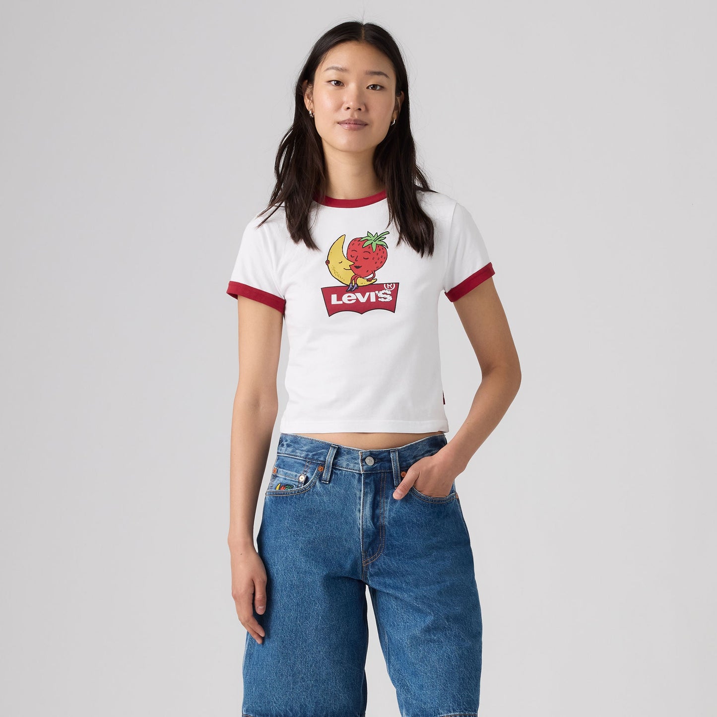 Levi's® x Sky High Farm Goods 베이비 링거 티
