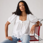 Levi's® Women's Darling Short-Sleeve Cutwork Blouse