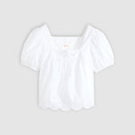 Levi's® Women's Darling Short-Sleeve Cutwork Blouse