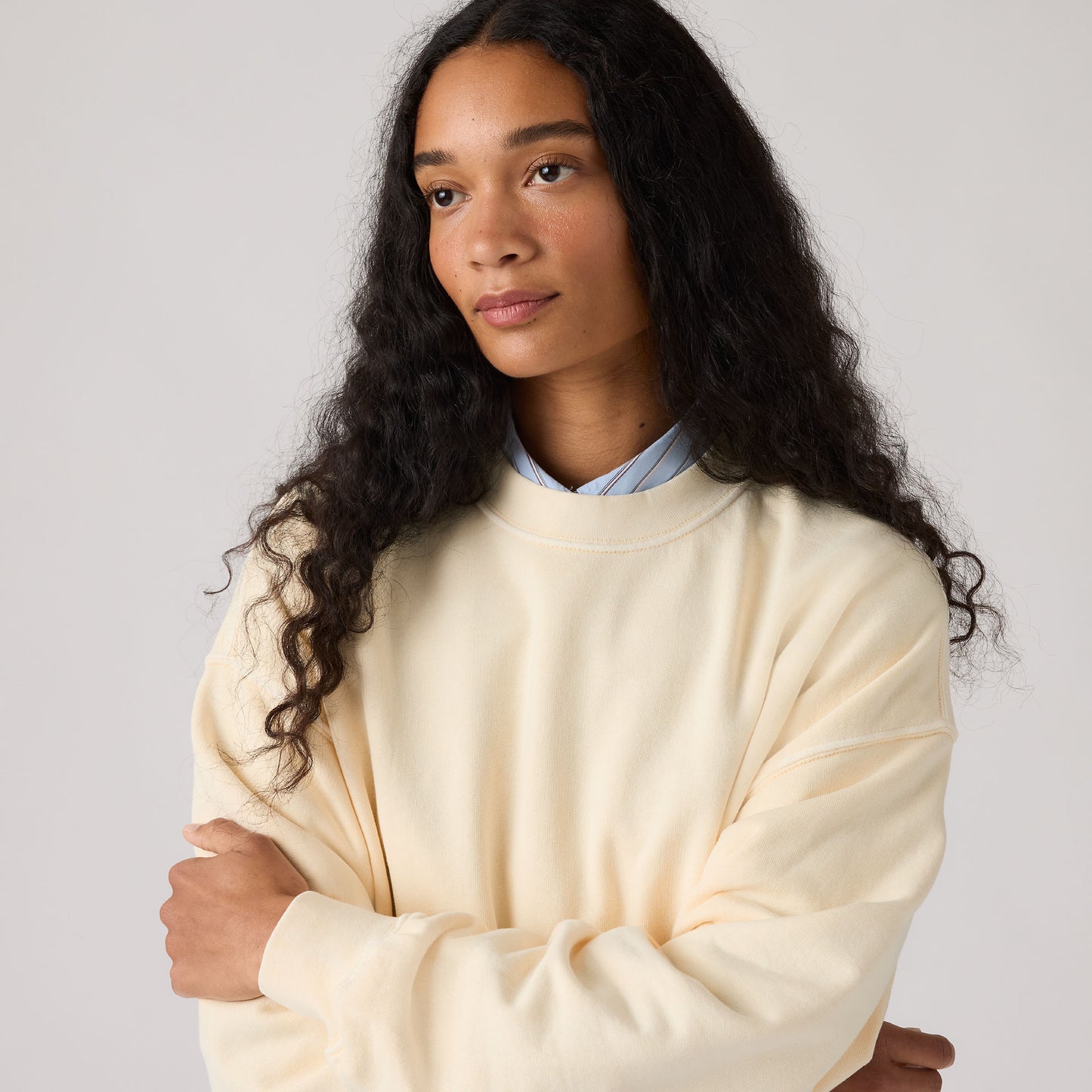 빈티지 박시 스웻셔츠