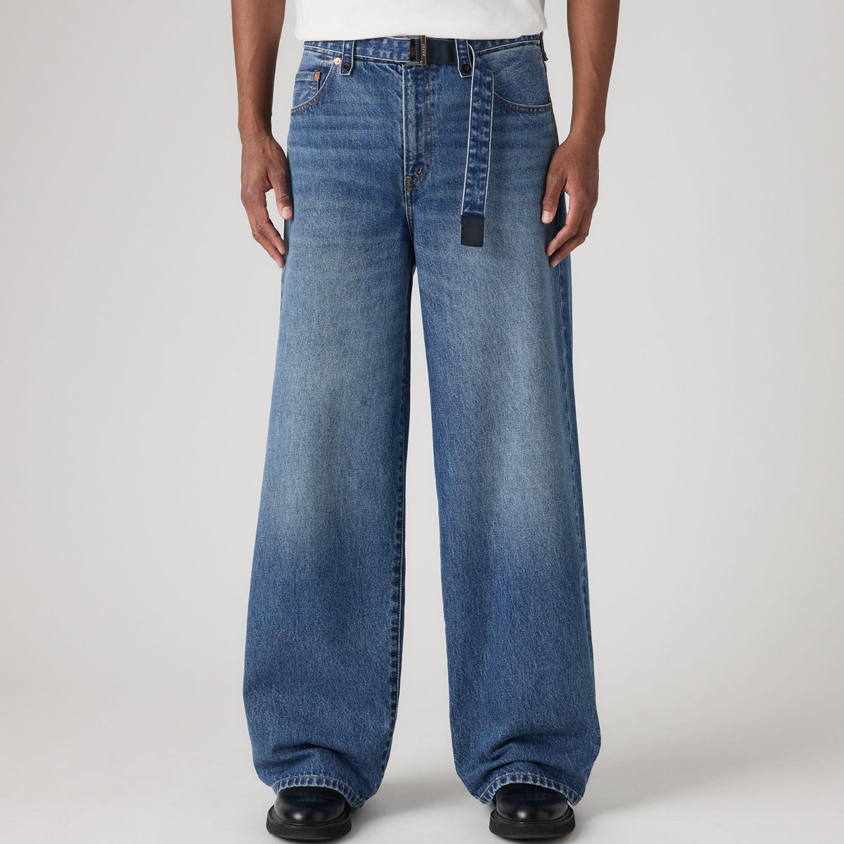 Levi's® x Sacai 벨티드 와이드 팬츠
