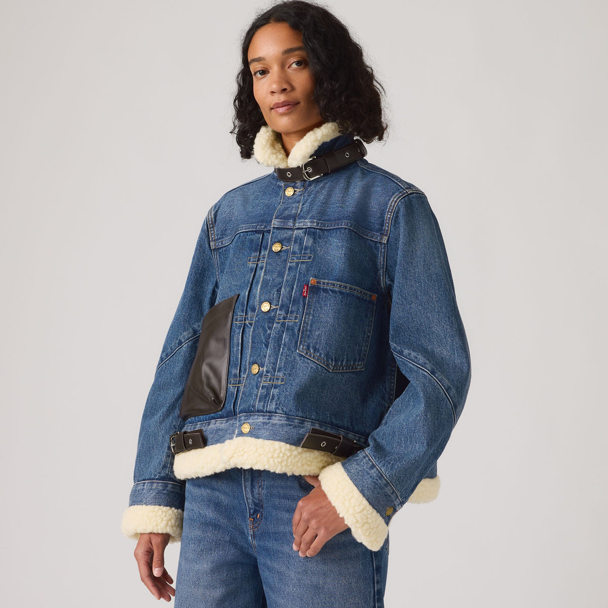 Levi's® x Sacai 셰르파 자켓