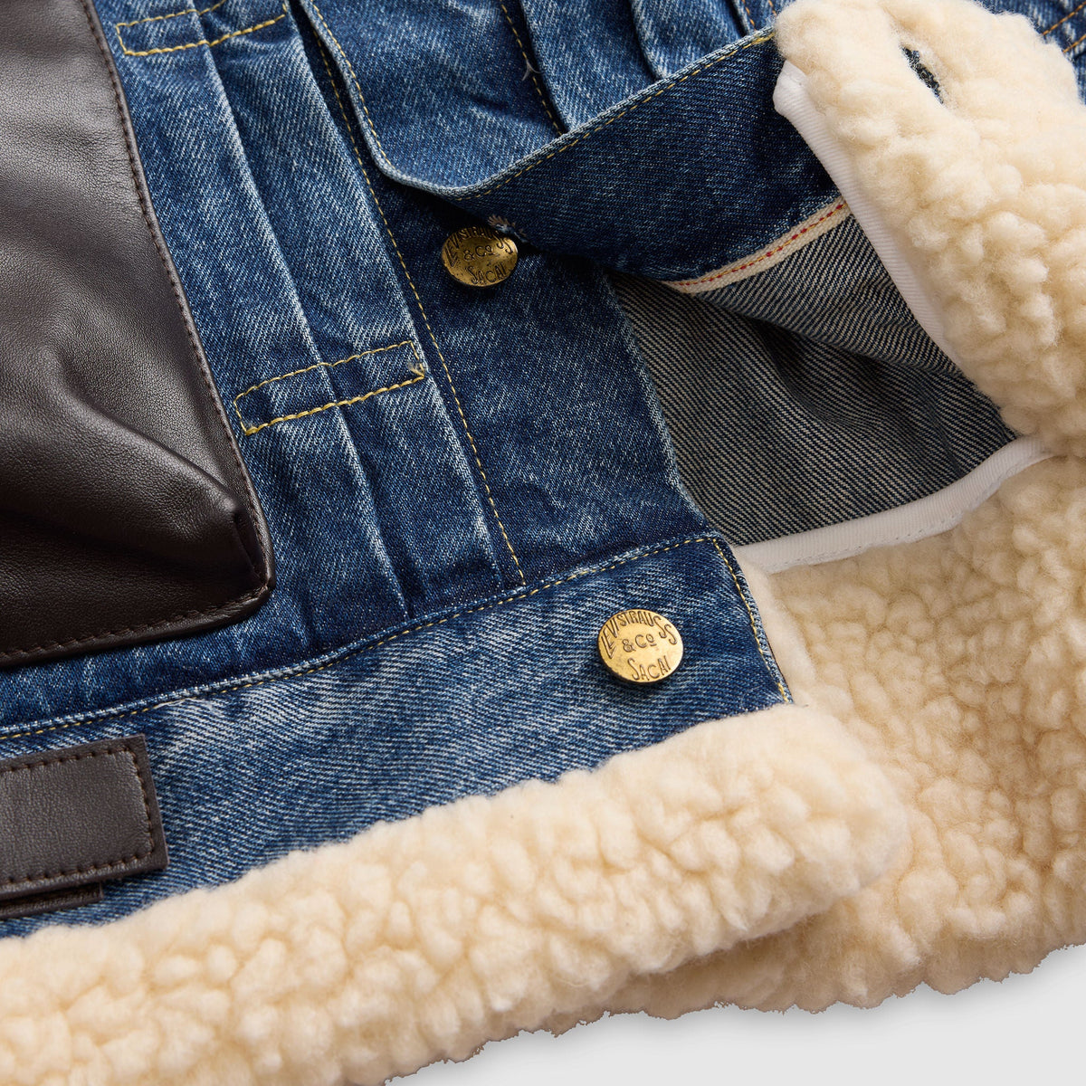 Levi's® x Sacai 셰르파 자켓