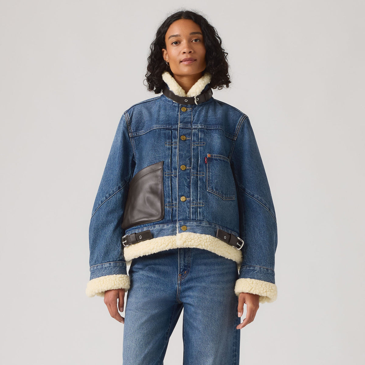 Levi's® x Sacai 셰르파 자켓
