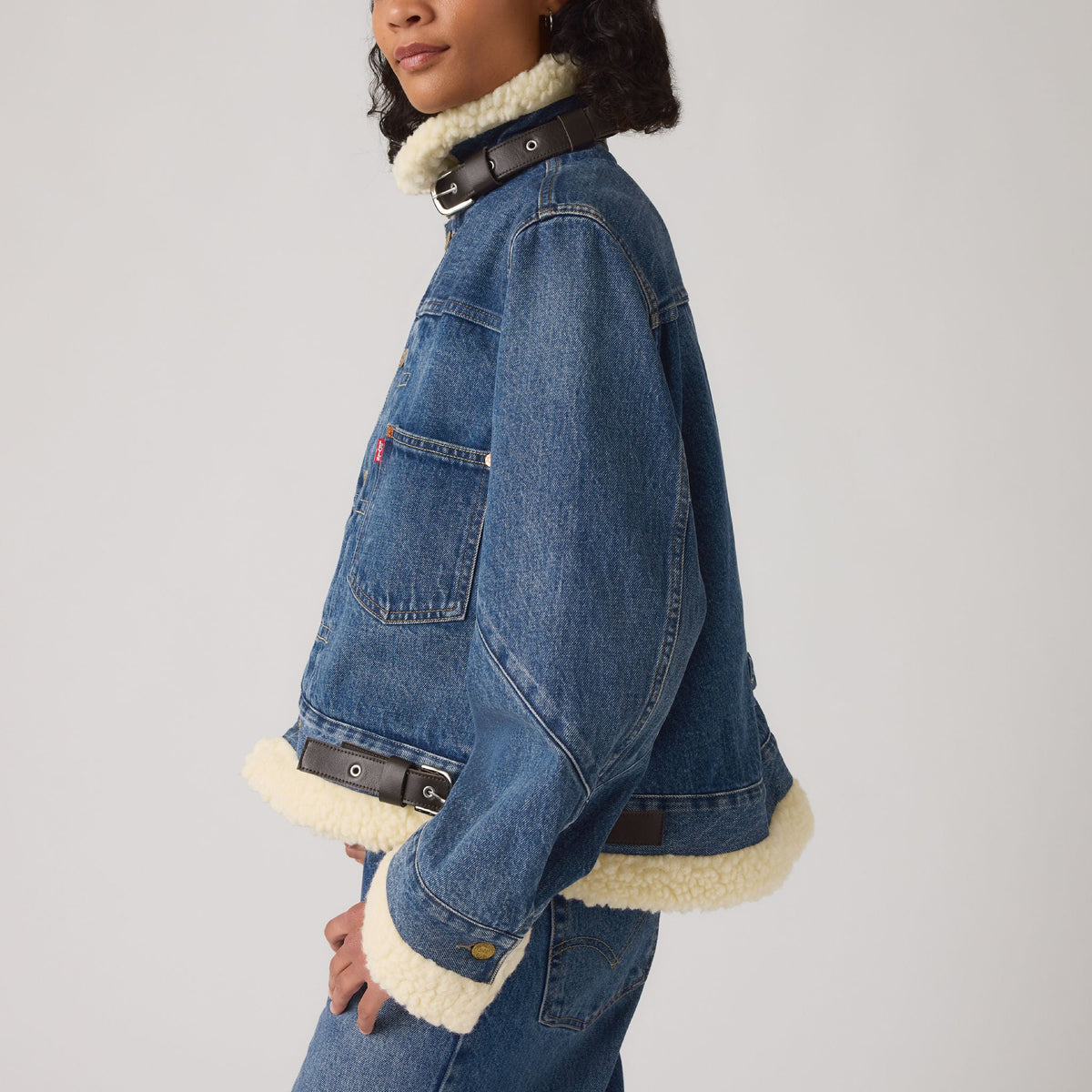 Levi's® x Sacai 셰르파 자켓