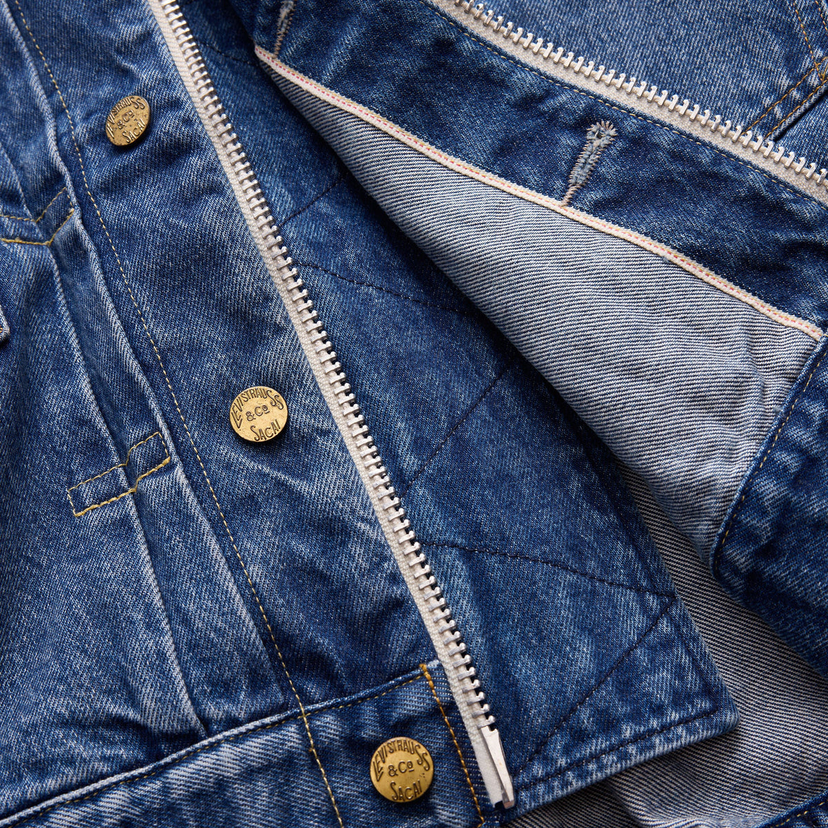Levi's® x Sacai 블루종 자켓