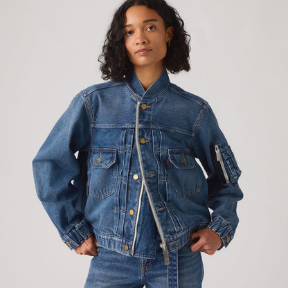 Levi's® x Sacai 블루종 자켓