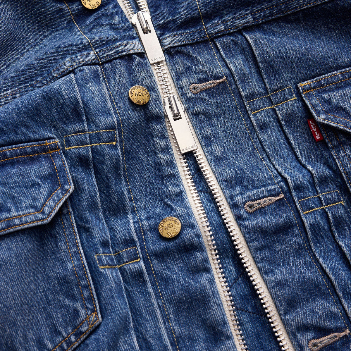 Levi's® x Sacai 블루종 자켓