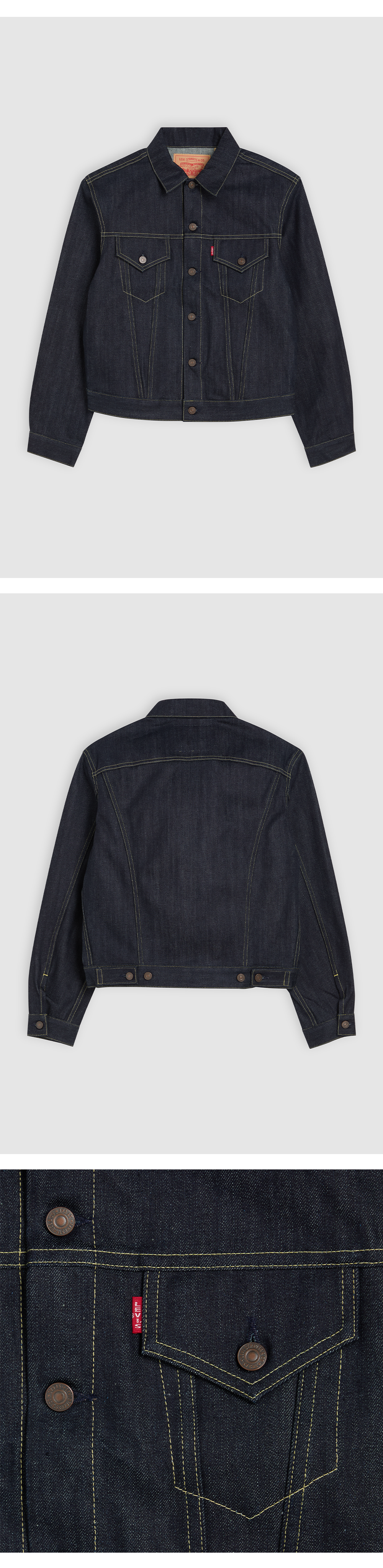 LVC 1961 557 타입 III 자켓_ORGANIC RINSE