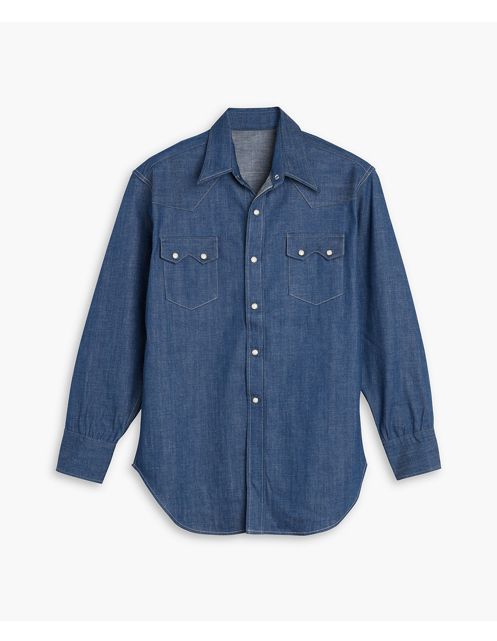 LVC 1955 쇼트혼 소우투스 셔츠_ORGANIC RIGID