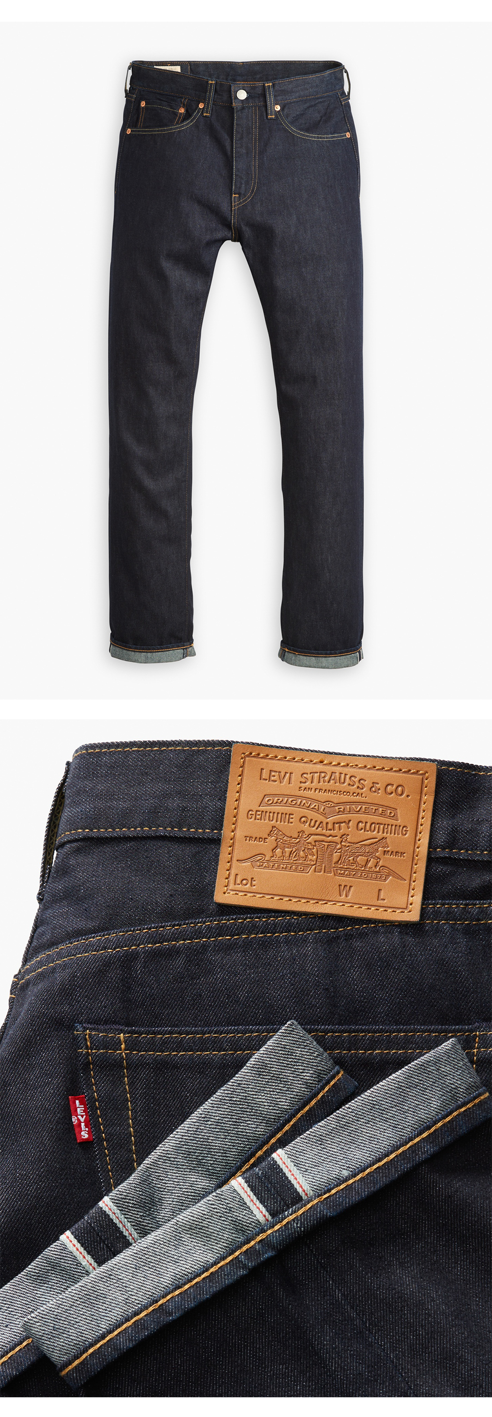 505™ 레귤러 셀비지 진