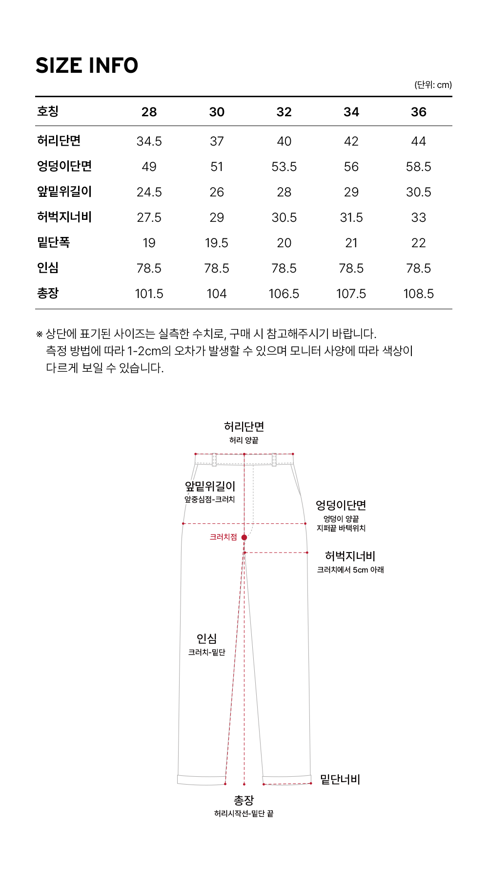 Size guide