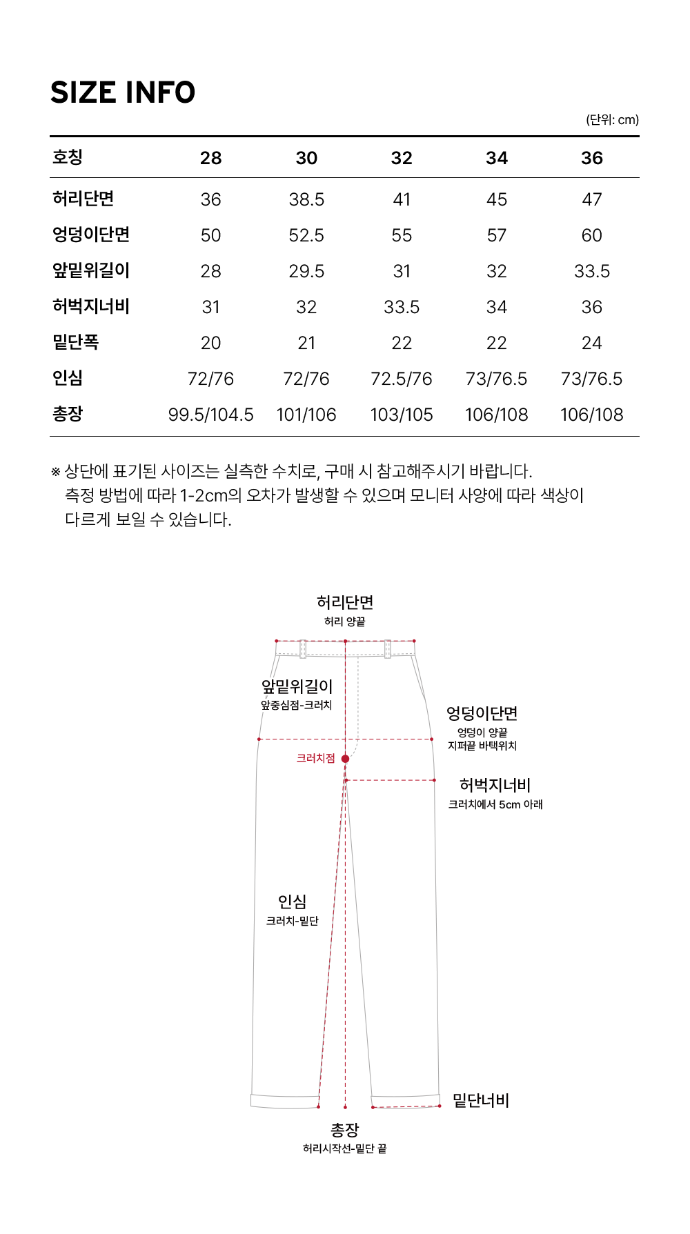 Size guide