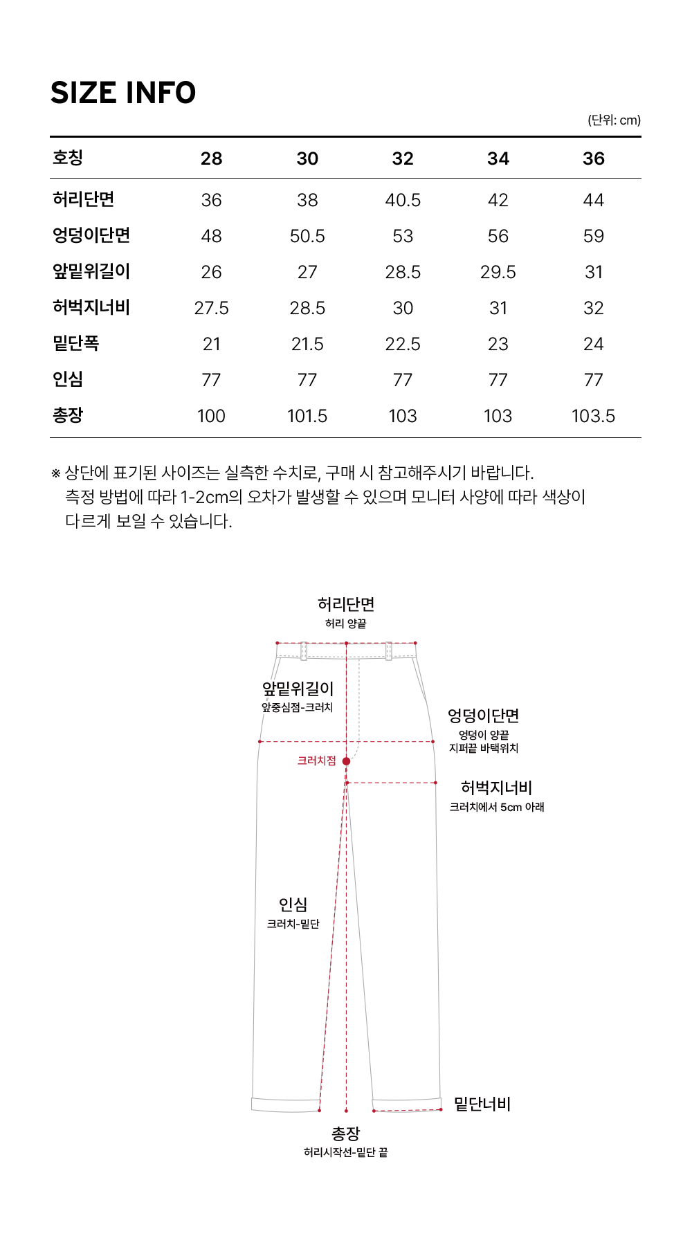 Size guide