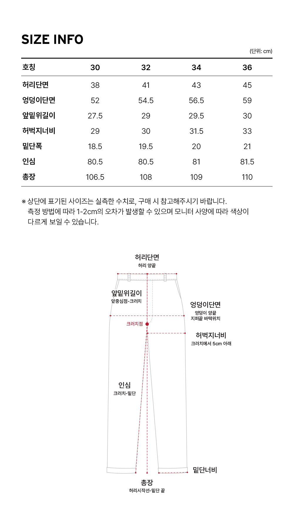 Size guide