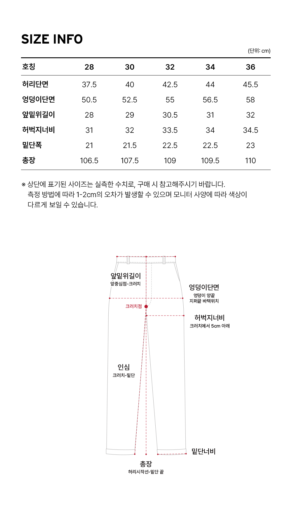 Size guide
