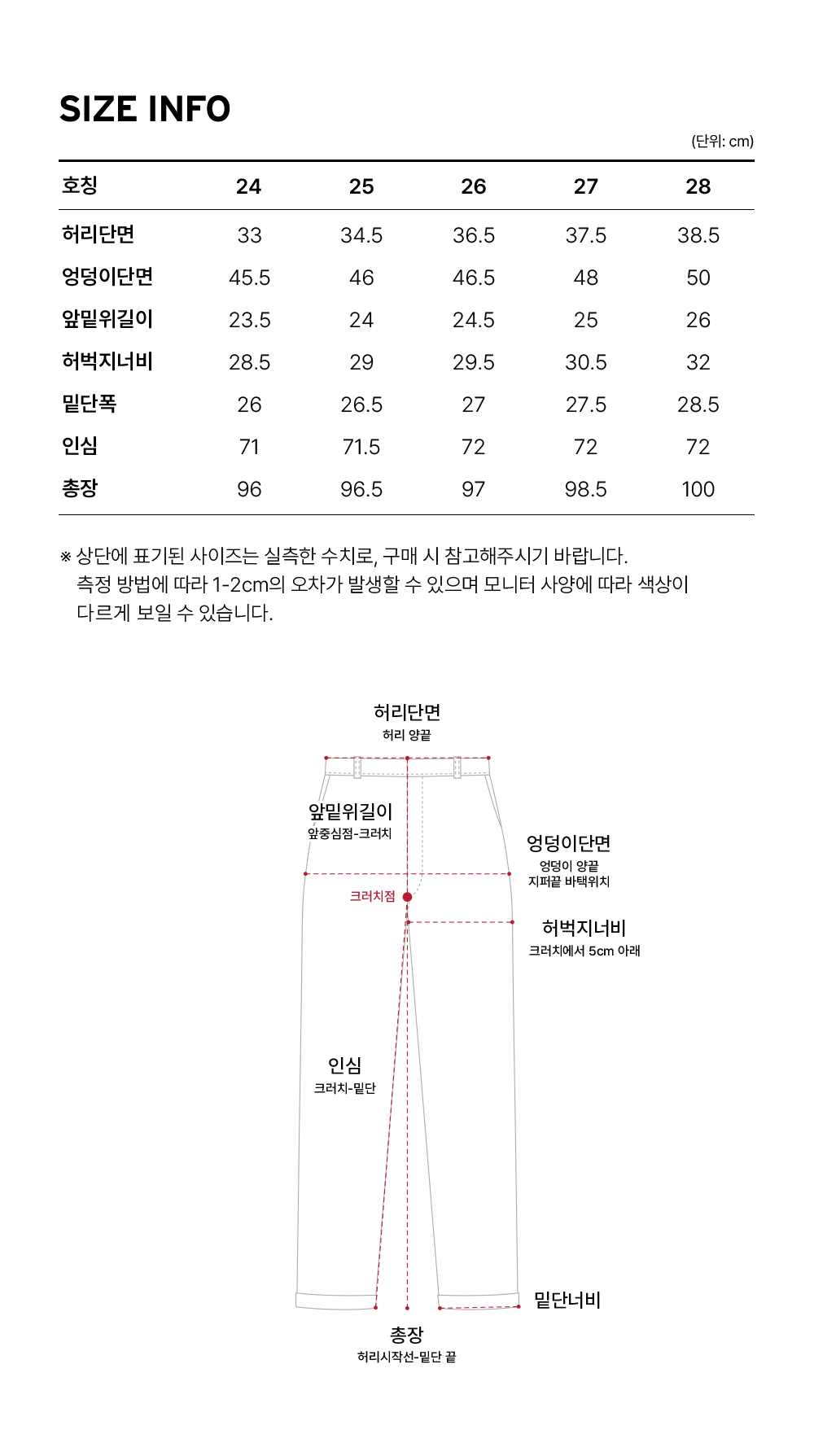 Size guide