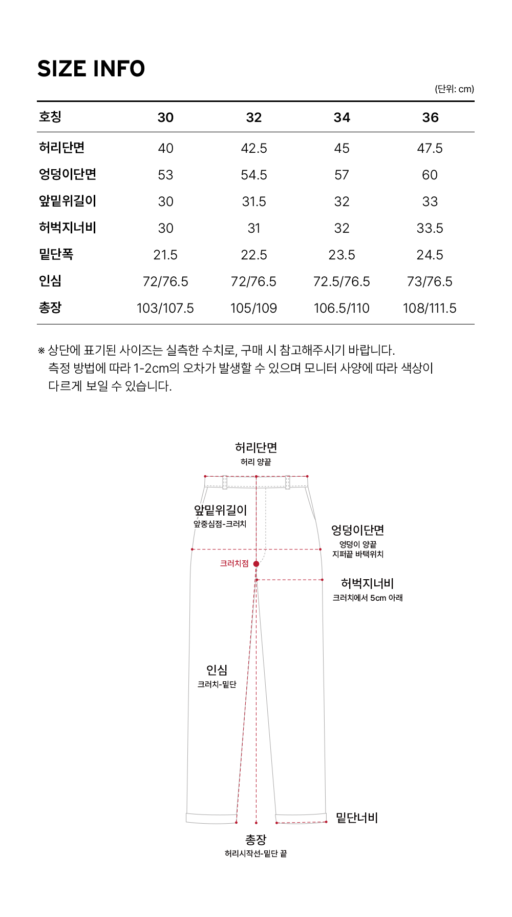 Size guide