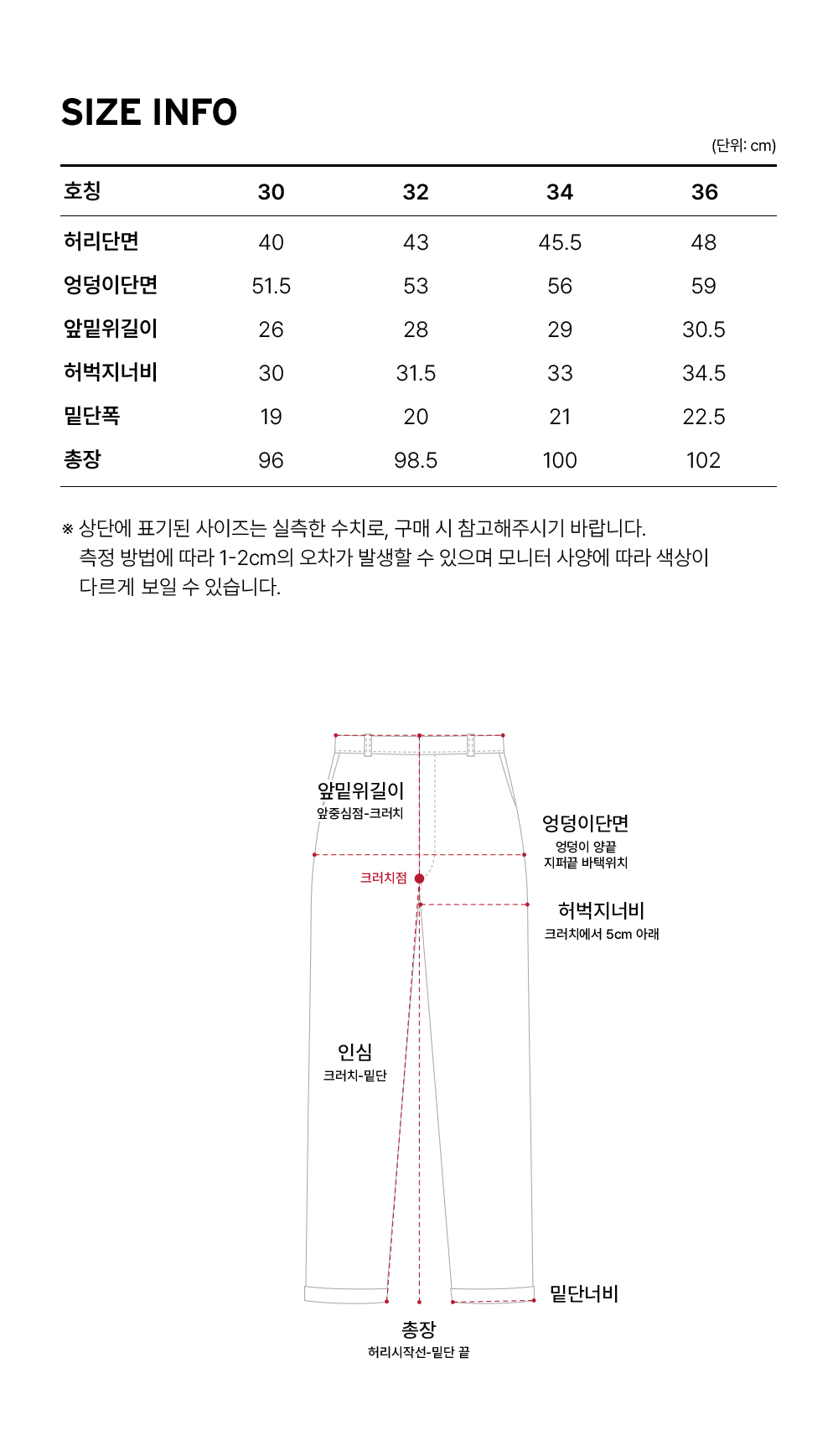 Size guide