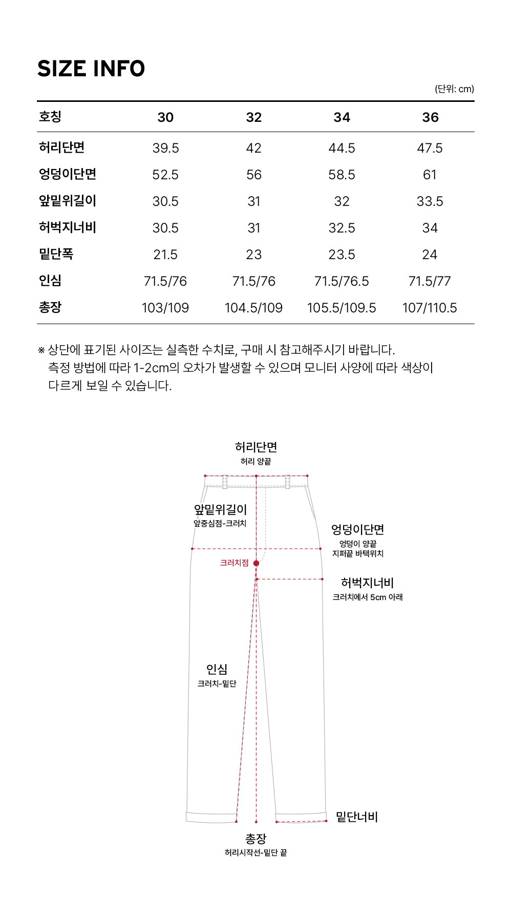 Size guide
