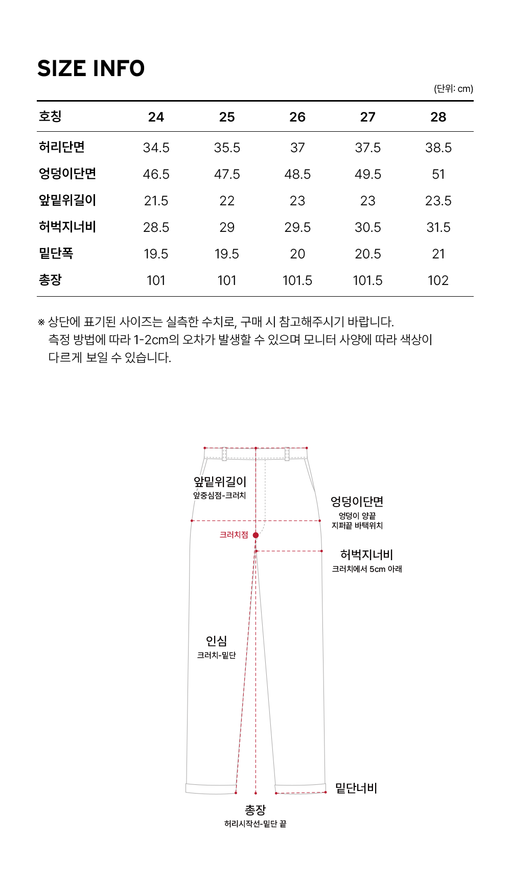 Size guide