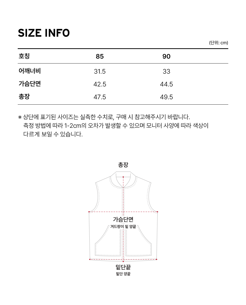 Size guide