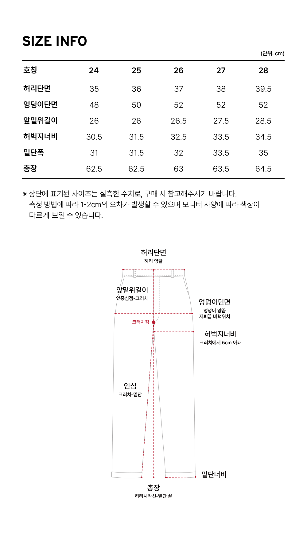 Size guide