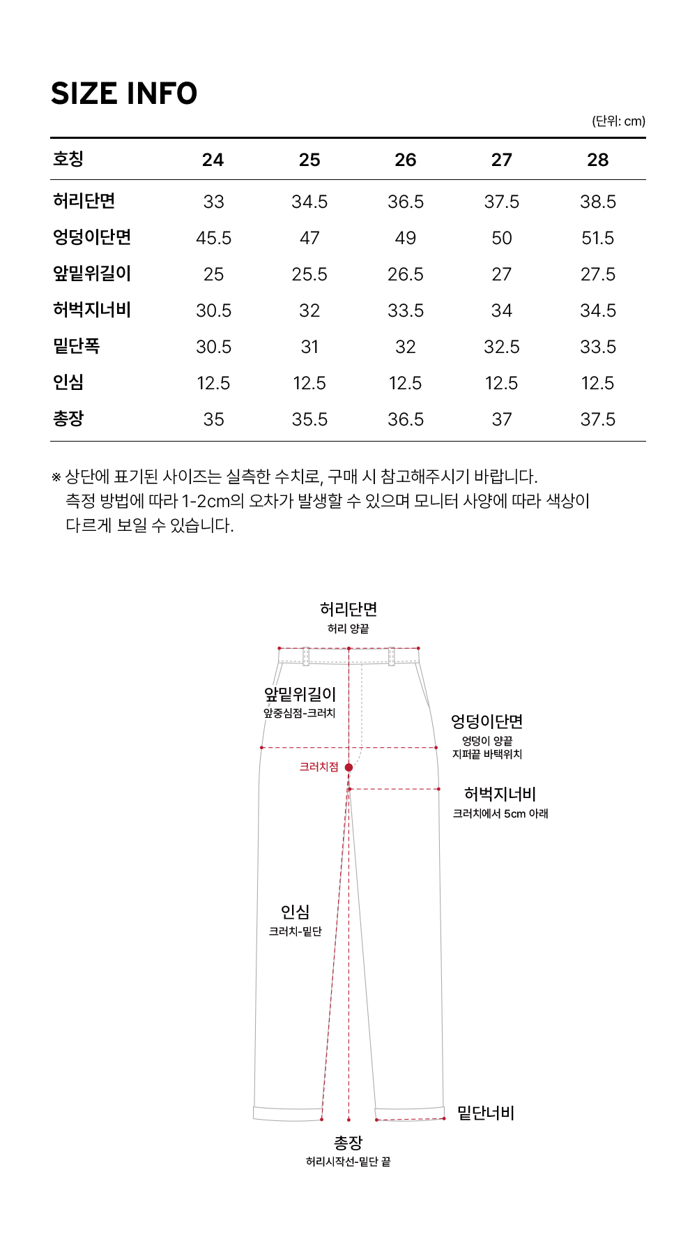Size guide
