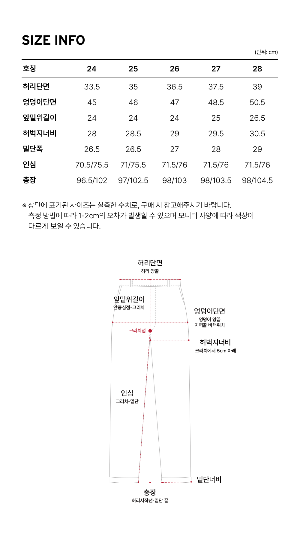 Size guide
