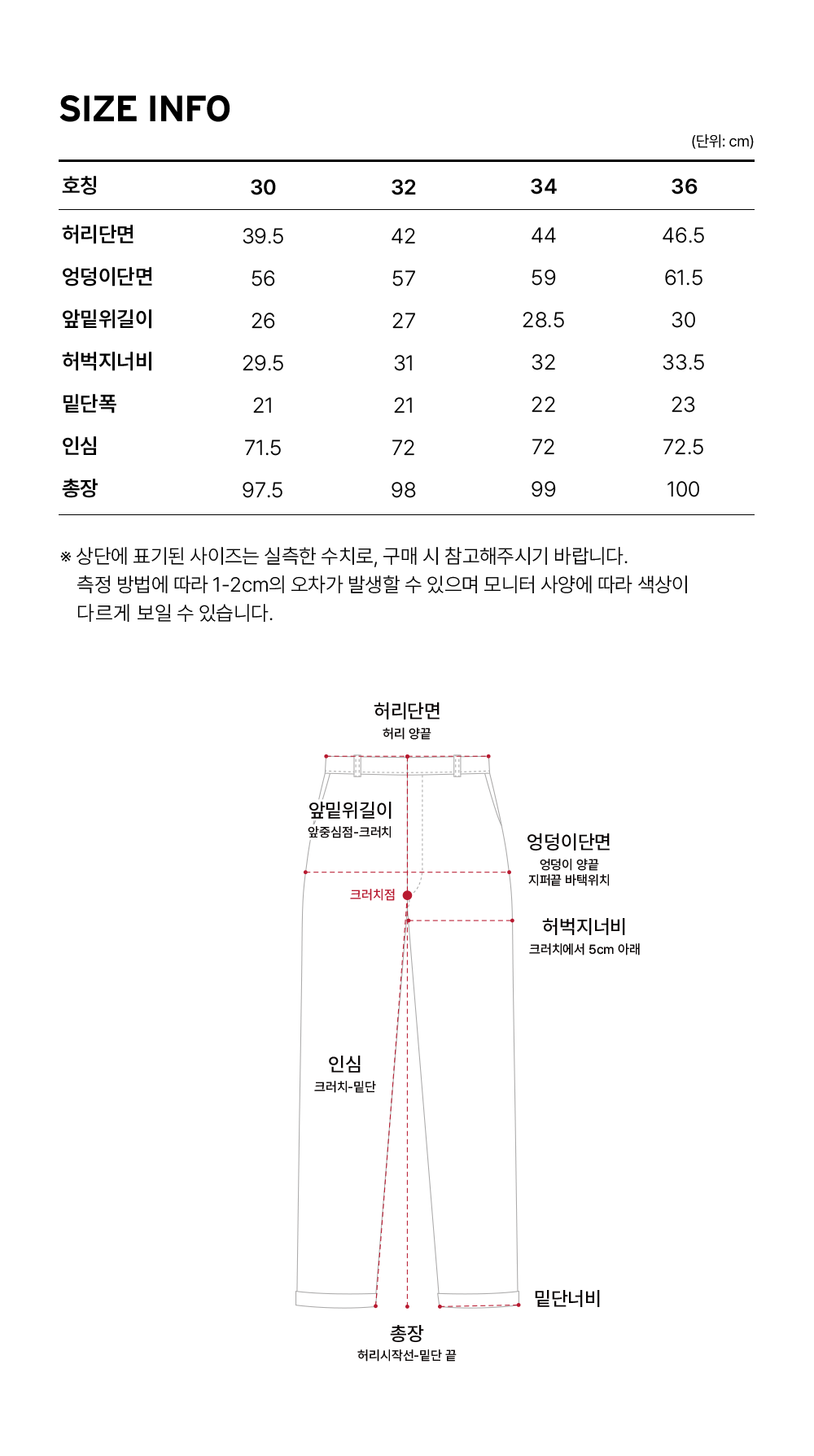 Size guide