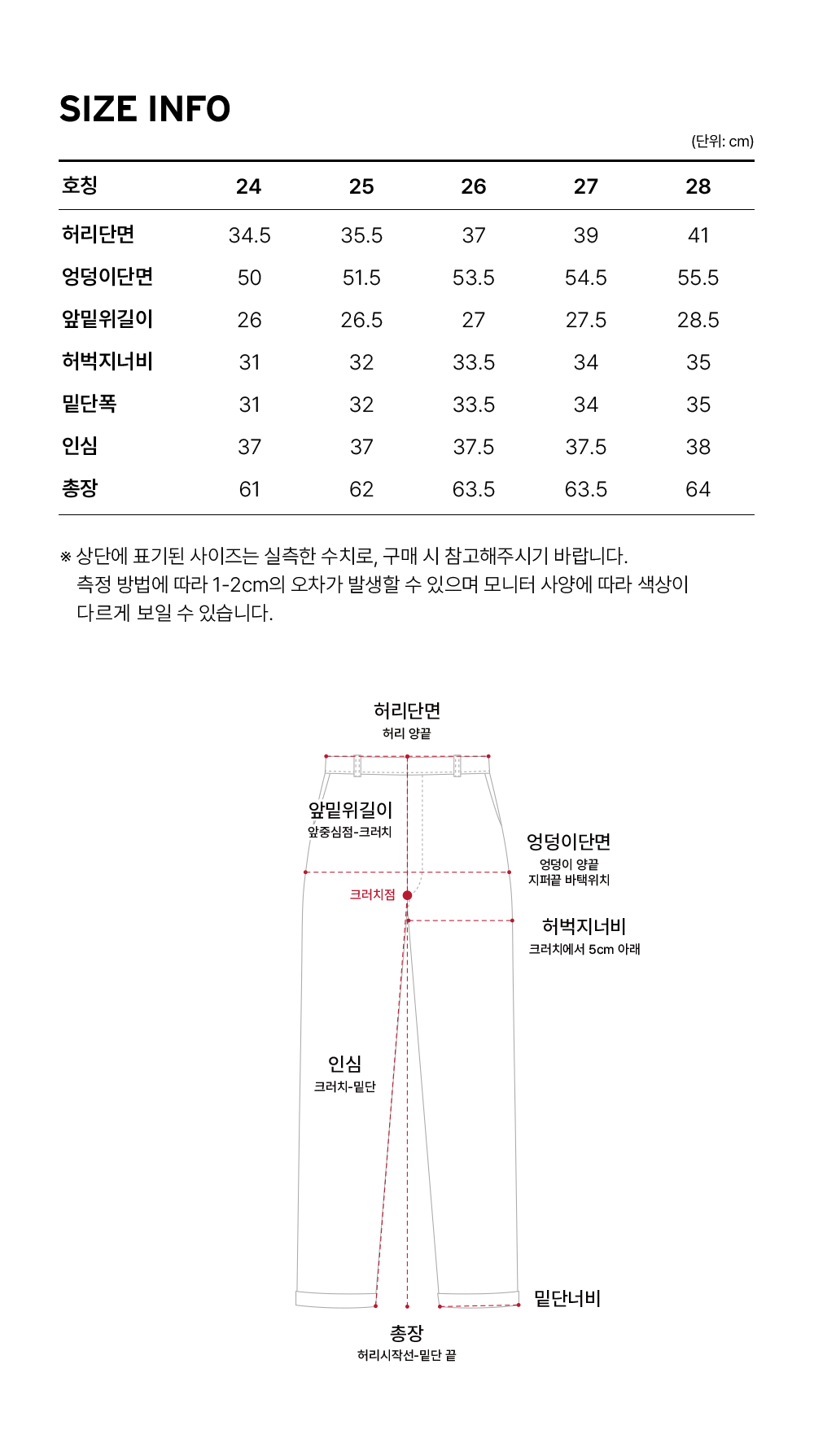 Size guide