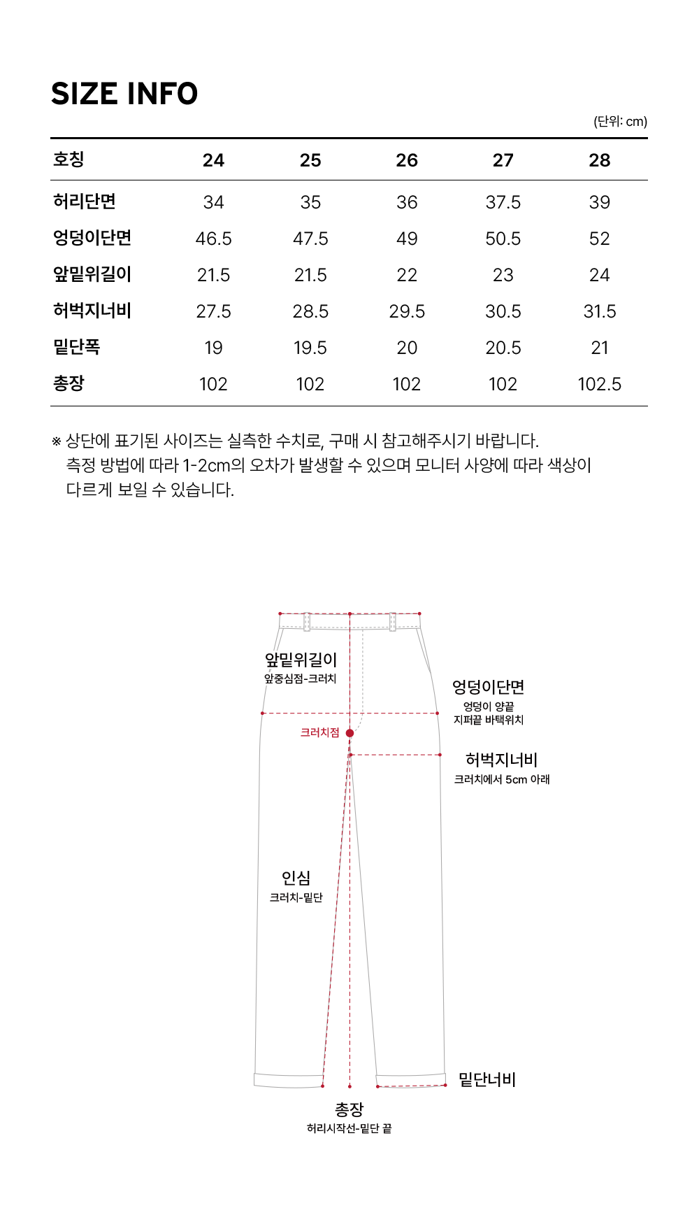 Size guide