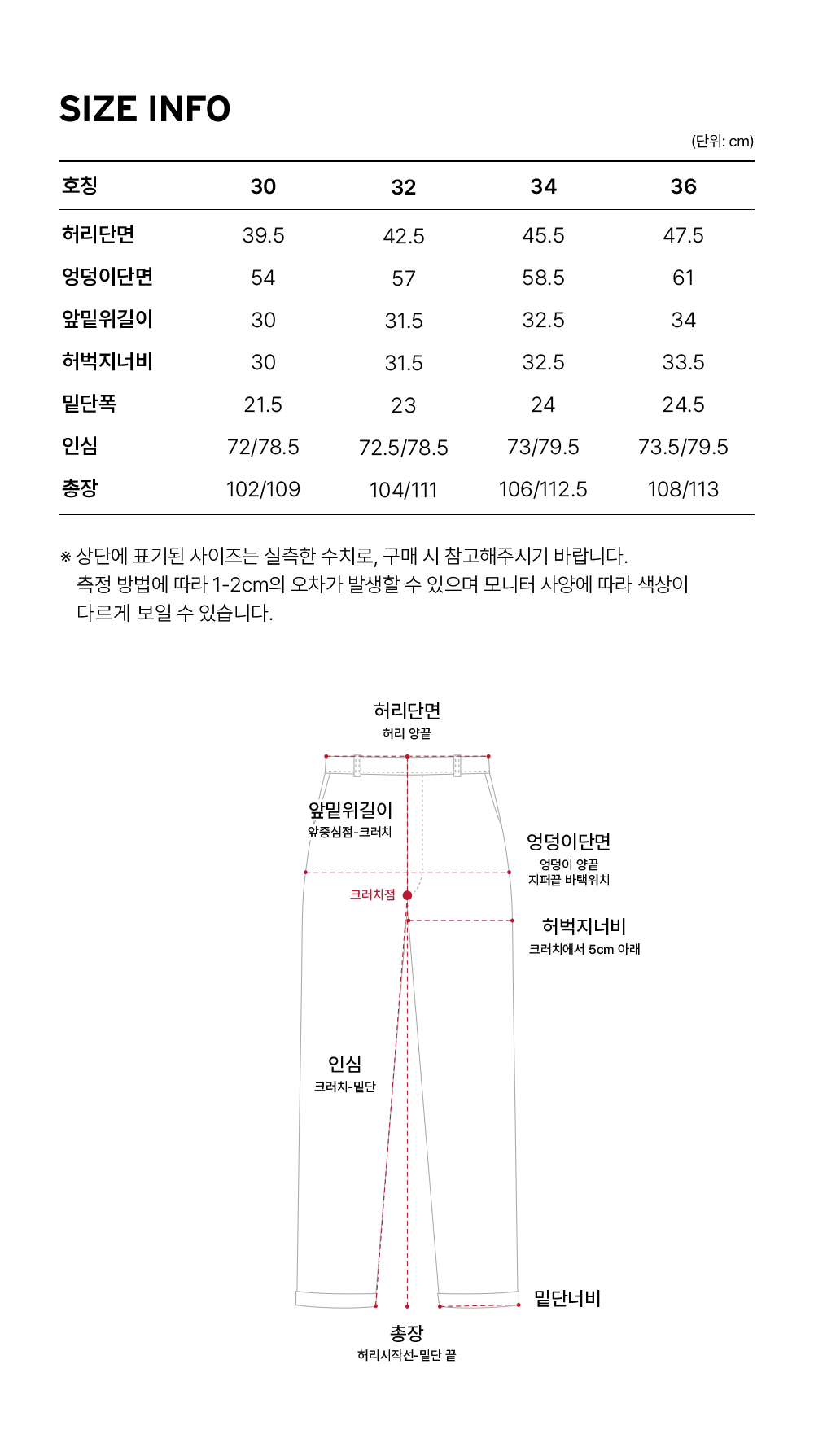 Size guide