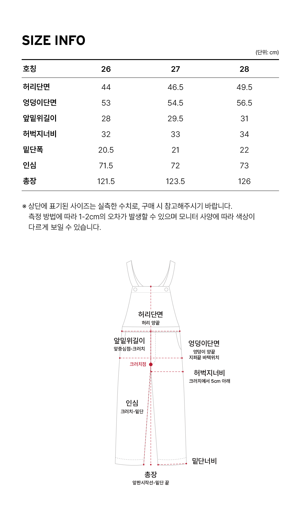 Size guide