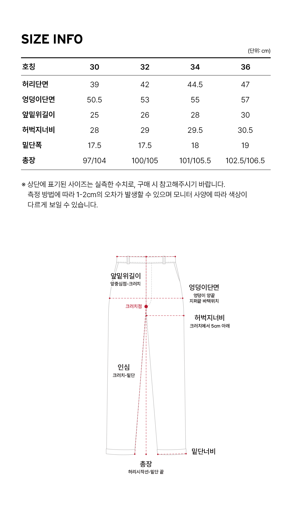 Size guide